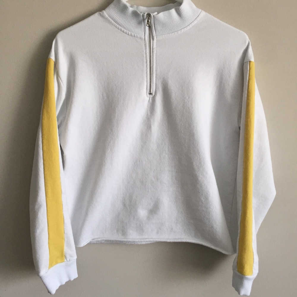 SOLD! โข โณ American Eagle Half Zip Cropped Pullover - Picture 1 of 8